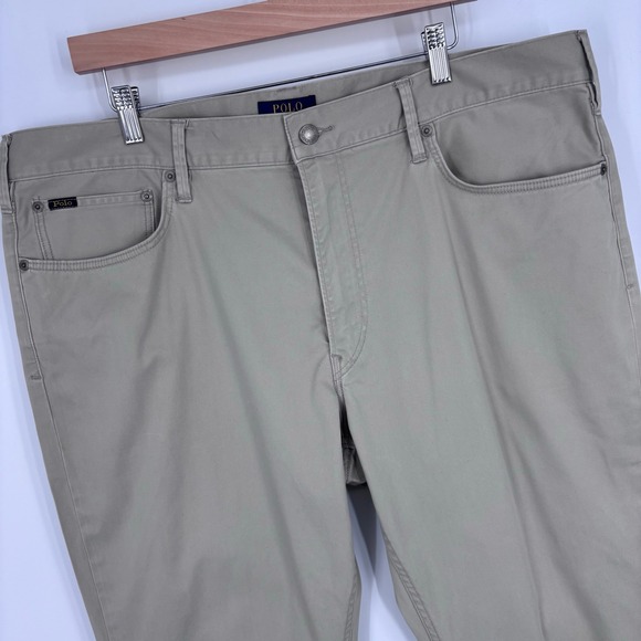 Polo Ralph Lauren Other - Polo Ralph Lauren 5 Pocket Chino Pants Mens 40x31 (Tag 40x32) Khaki Stretch Prep